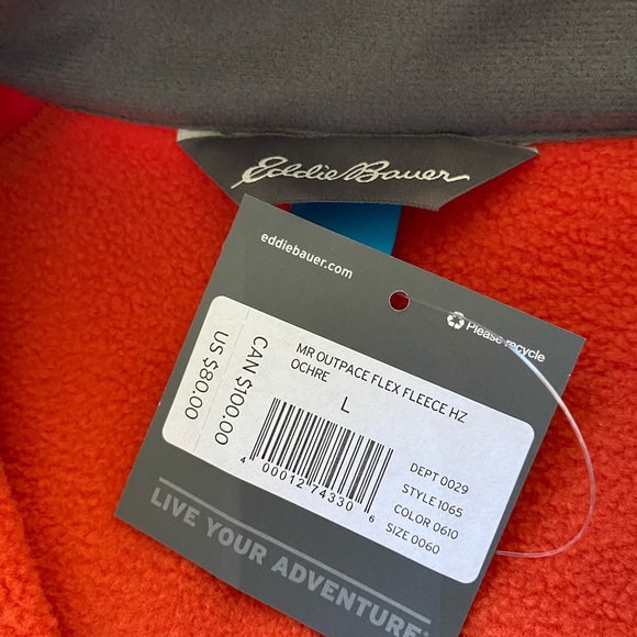 Eddie Bauer outpace flex fleece half-zip - Picture 4 of 6